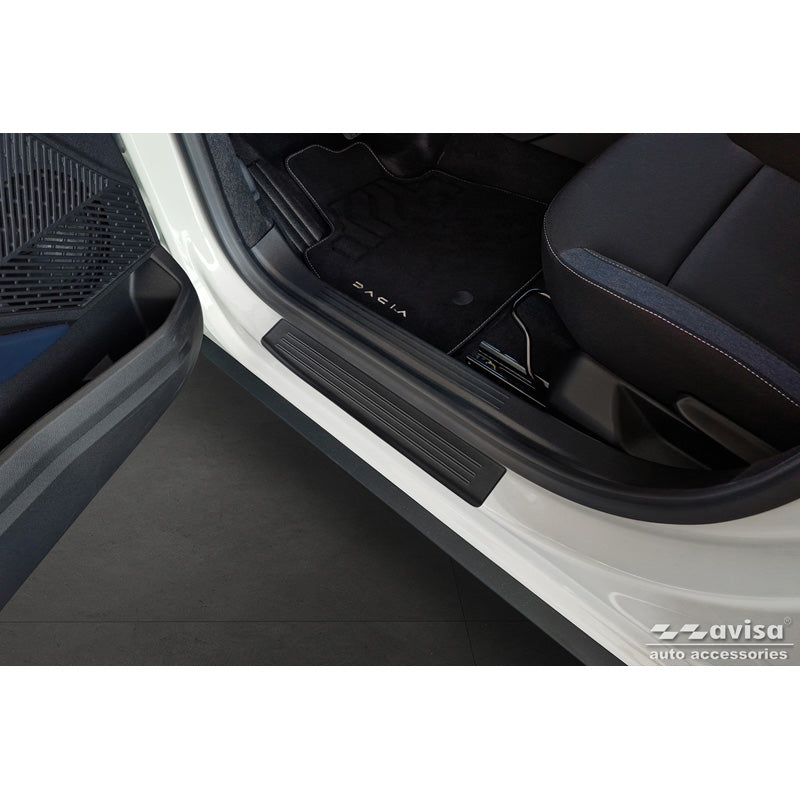 Avisa, Trinbeskyttere, Rustfrit stål, Passer til Dacia Duster III 2024-, 'Lines' – 4 dele