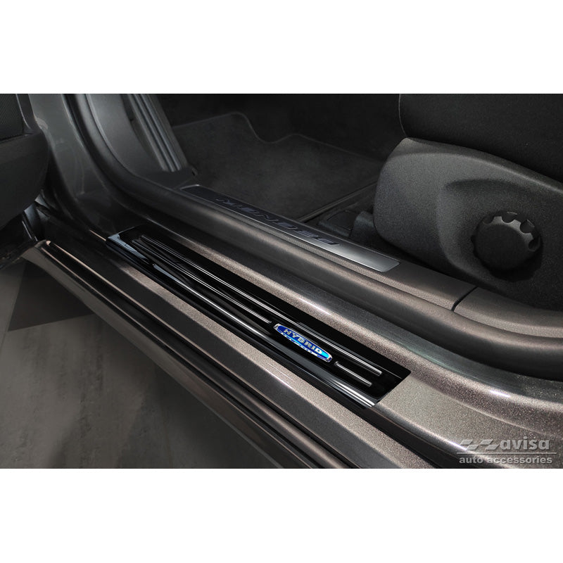 Avisa, Trinbeskyttere, Sort, Rustfritstål, passer til Ford Mondeo V Turnier 2014-2019 & Facelift 2019- 'Hybrid' - 4-dele