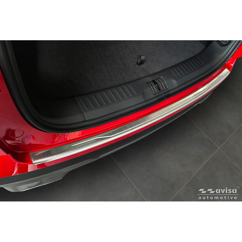 Avisa Stainless Steel Rear Bumper Protector suitable for Jaecoo J7 2024- - Silver