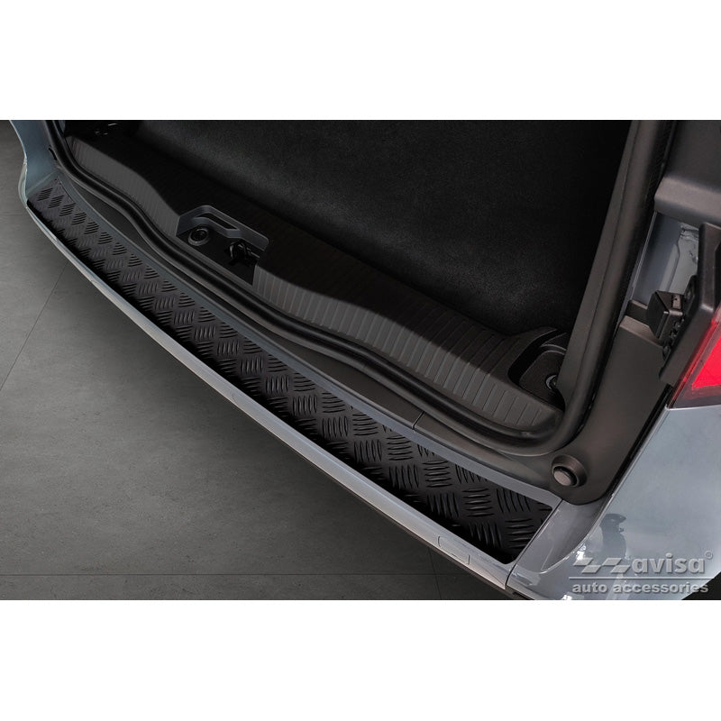 Avisa, Bagkofangerbeskytter, matsort, alu, passer til Mercedes Citan (W420) Box/Tourer 2021- 'Riffled Plate'