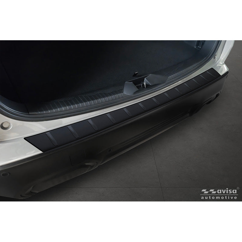 Avisa Matt Black Stainless Steel Rear bumper protector suitable for Subaru Forester (SL) 2025- 'Ribs'