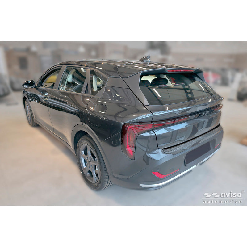 Avisa, Bagkofangerbeskytter, Mat sort rustfrit stål, passer til Kia K4 Hatchback (2026-)