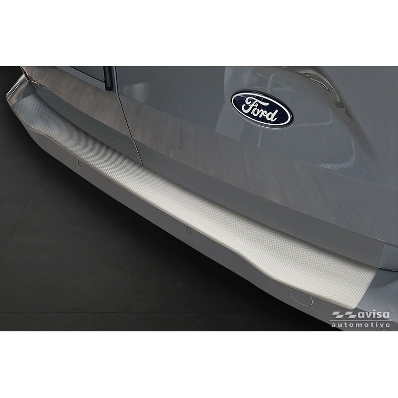 Avisa Stainless Steel Rear bumper protector suitable for Ford Transit Custom II / Tourneo Custom II 2023- & VW Transporter T7 2024- 'Wave'