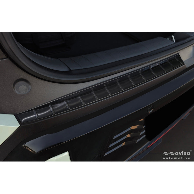 Avisa Stainless Steel Rear Bumper Protector suitable for KIA EV3 GT 2024- - Black - 2-pieces