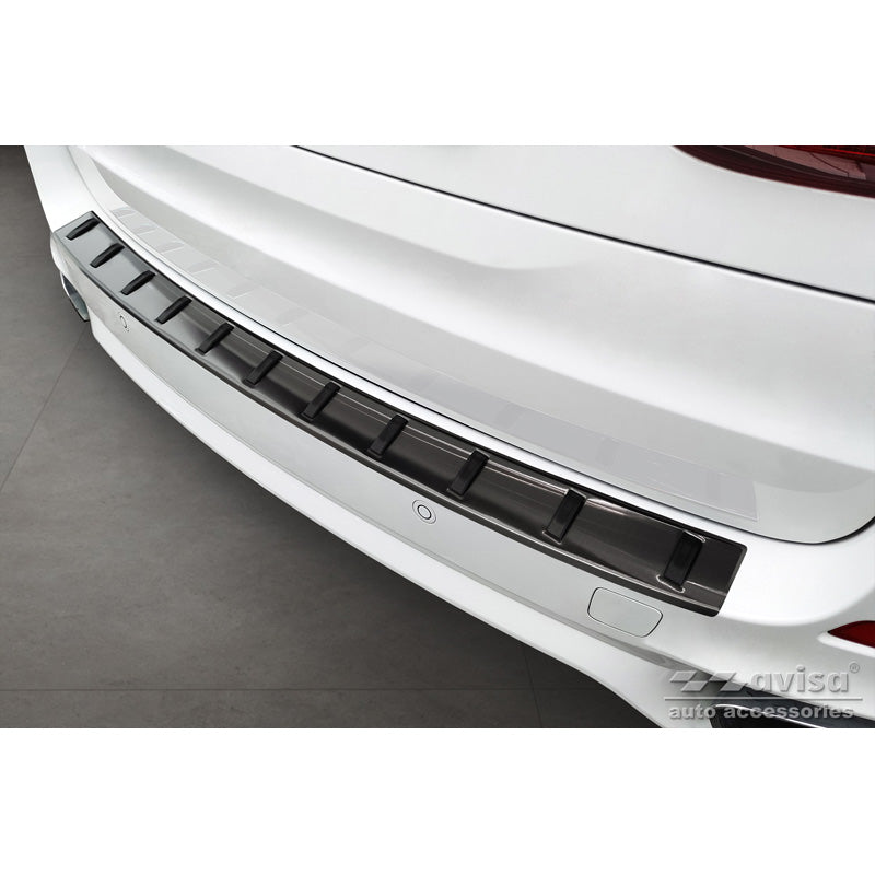 Avisa, Bagkofangerbeskytter, Sort, Rustfritstål, passer til BMW X5 F15 (incl. M-pack) 2013-2018 'STRONG EDITION'