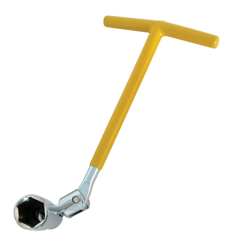 Carpoint, T-håndtag Tændrørnøgle 16mm - Ergonomisk Design - Dobbelt Hængsel