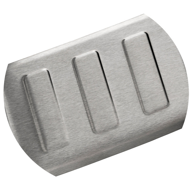 MAX6 Brushed stainless steel rear bumper protector suitable for Volkswagen T-Roc (A1) 2017- incl. R-Line/Sport