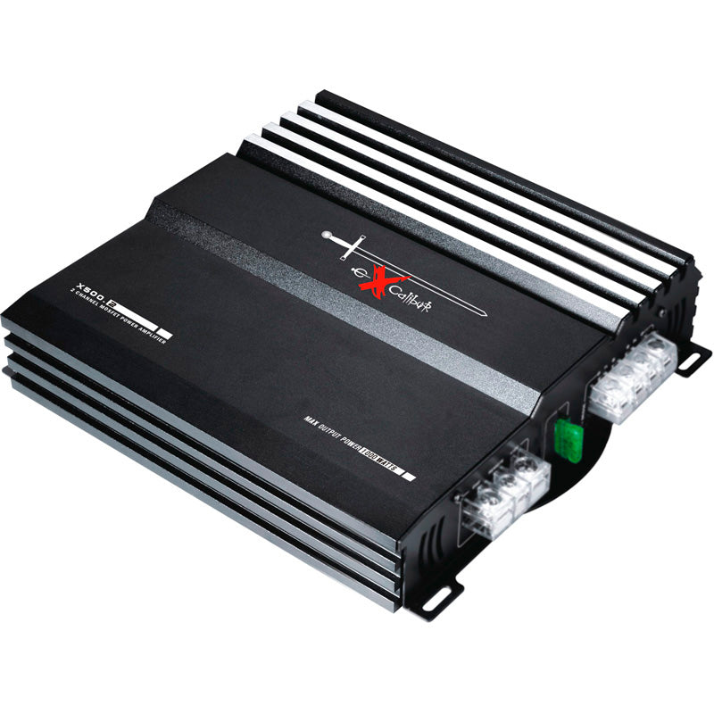 Excalibur X500.2 – Amplifier – 2-Channel – 1000W – Black