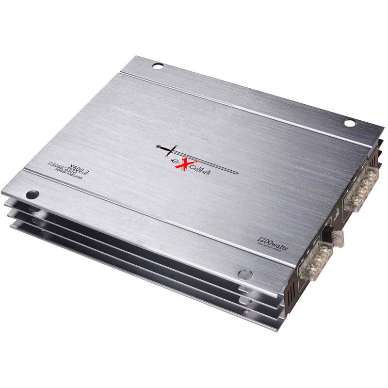 Excalibur X600.2 – Amplifier – 2-Channel – 1200W – Silver