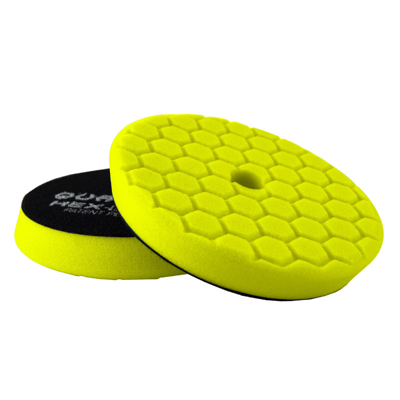 Chemical Guys Hex-Logic Quantum Heavy Cutting Pad Yellow (6.5 Inch)