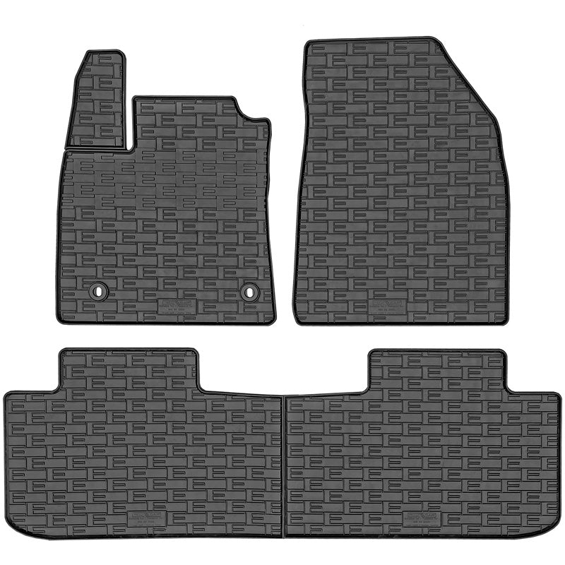 CIKCAR Rubber car mats set suitable for MG S5 EV 2025- (3-pieces + fixing system)