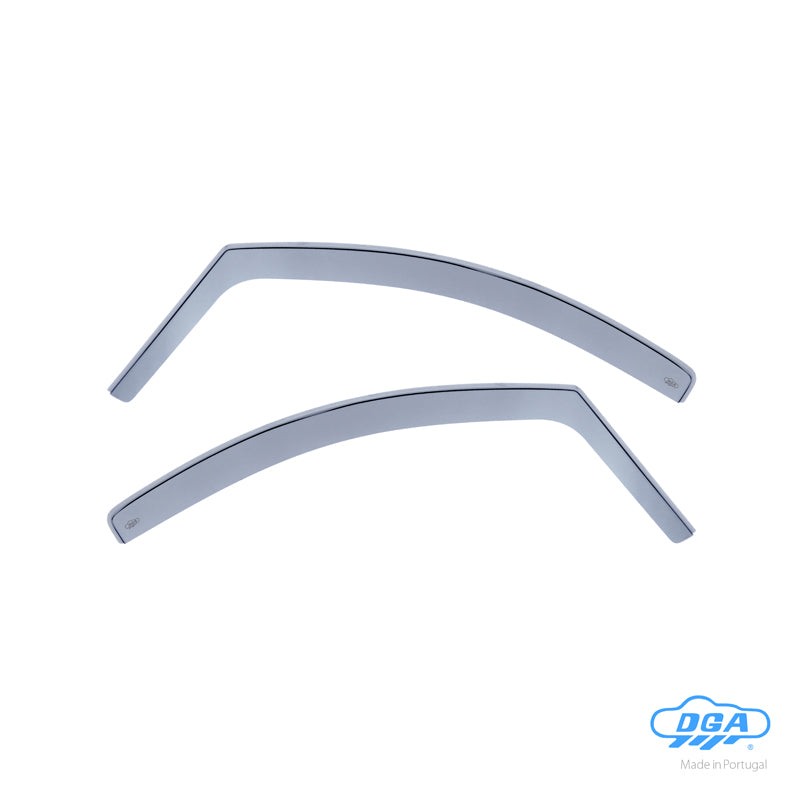 DGA Wind Deflectors suitable for Citroën Nemo & Peugeot Bipper & Fiat Fiorino / Qubo 2008- (2-pieces)