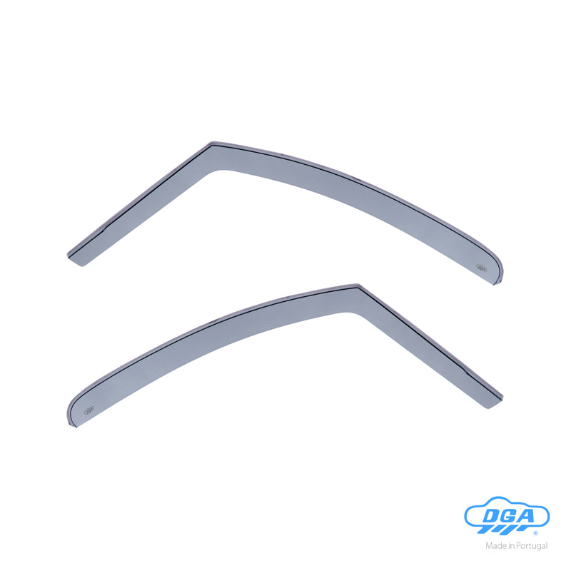 DGA Wind Deflectors suitable for Citroen Berlingo II & Peugeot Partner II 2008-2018 (2-pieces)