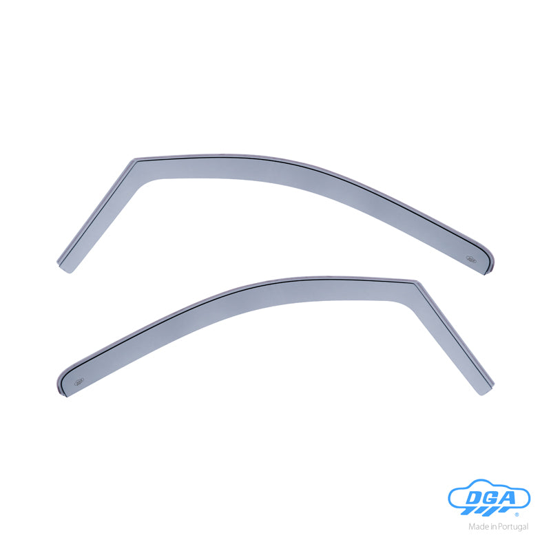 DGA Wind Deflectors suitable for Citroën Jumpy/Dispatch/Spacetourer 2022- & Fiat Scudo/Ulysse III 2022- & Opel Vivaro C/Zafira Life 2019- & Peugeot Expert/Traveller 2016- & Toyota Pro-Ace/Pro-Ace Verso 2016- (2-pieces)