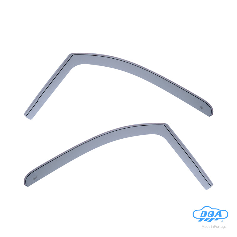 DGA Wind Deflectors suitable for Citroën Berlingo (K9) 2018- / Fiat Doblo 2022- / Opel Combo E 2018- / Peugeot Partner (K9) & Rifter 2018- / Toyota Proace City Verso & City 2019- (2-pieces)
