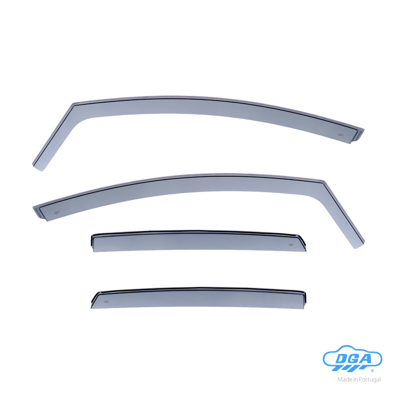 DGA Wind Deflectors Set suitable for Ford Fiësta 5-doors 2008-2017 (4-pieces)