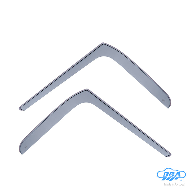 DGA Wind Deflectors suitable for Iveco Daily III/IV/V 2000-2014 & Nissan Interstar 2003- & Opel Movano A 1998-2010 & Renault Master/Mascott 1997-2010 (2-pieces)