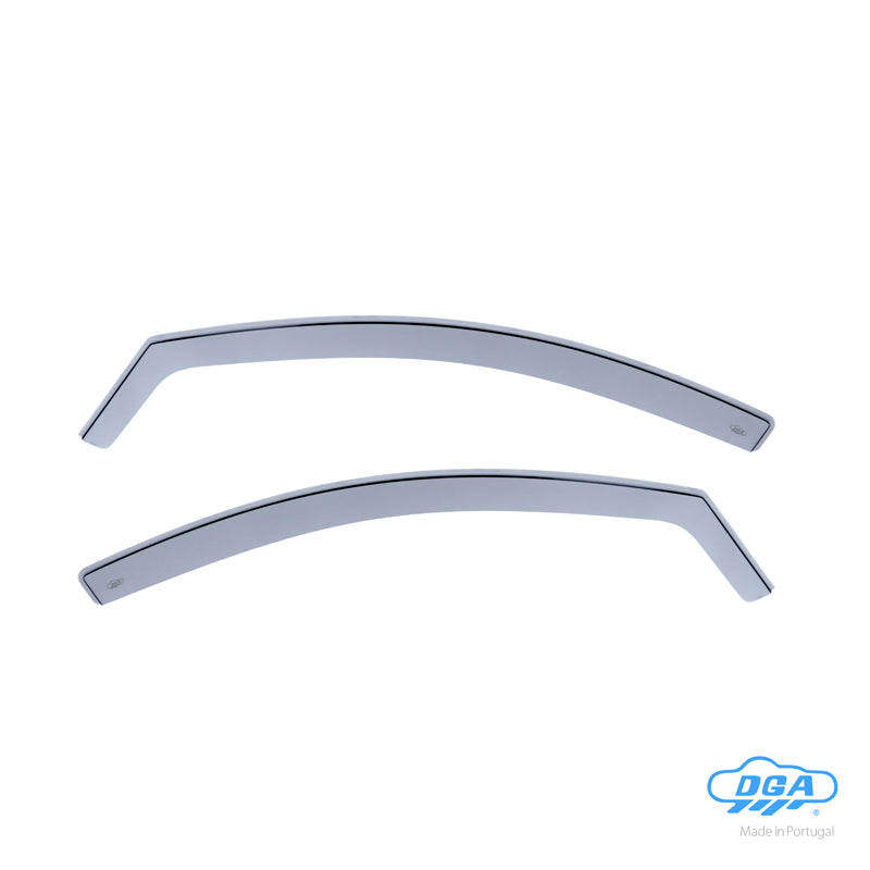 DGA Wind Deflectors suitable for Mitsubishi Triton (L200) Double Cab 2015- & Fiat Fullback Double Cab 2016- (2-pieces)
