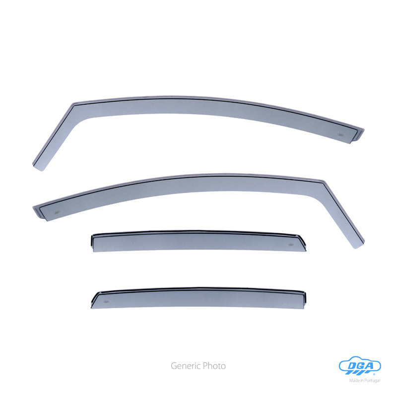 DGA Wind Deflectors Set suitable for Opel Insignia A Sedan/HB-5-doors 2008-2017 (4-pieces)