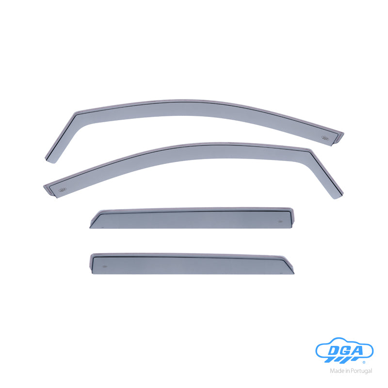 DGA Wind Deflectors Set suitable for Peugeot 3008 II 2016-2024 (4-pieces)