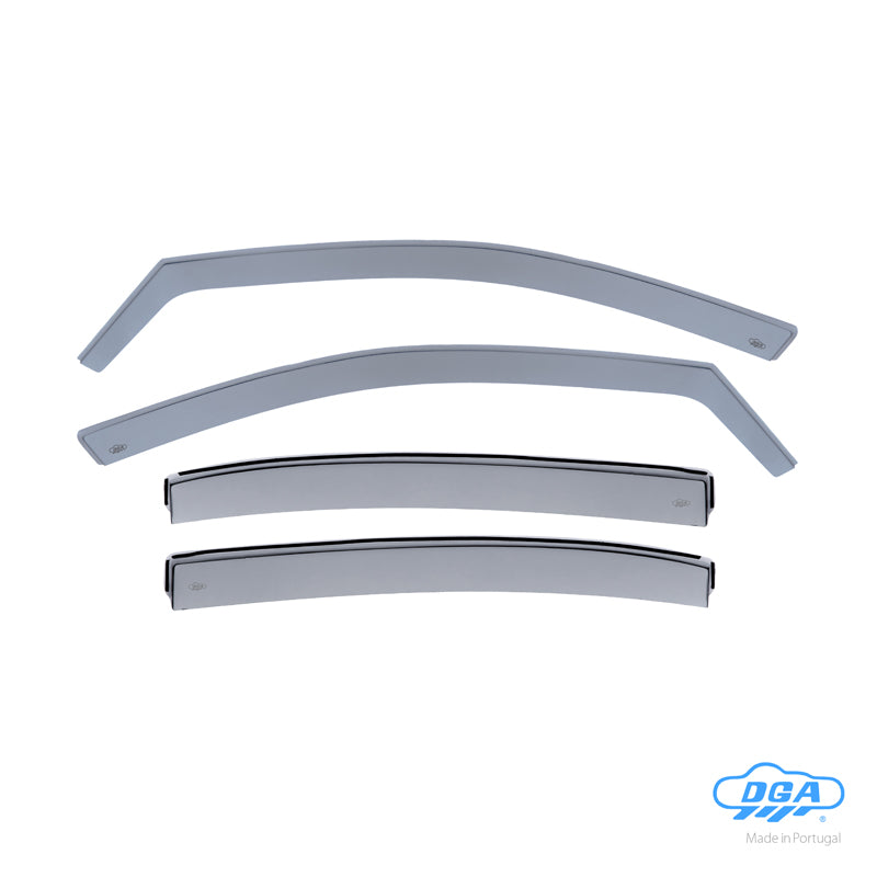 DGA Wind Deflectors Set suitable for Skoda Octavia III (5E) Sedan 2013-2017 & 2017-2020 (4-pieces)