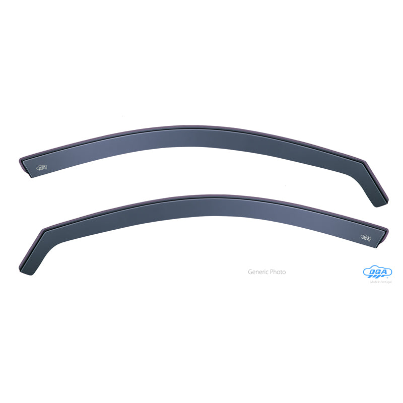 DGA Wind Deflectors suitable for Suzuki Jimny (FJ) 3-doors & Cabrio 1998-2018 (2-pieces)