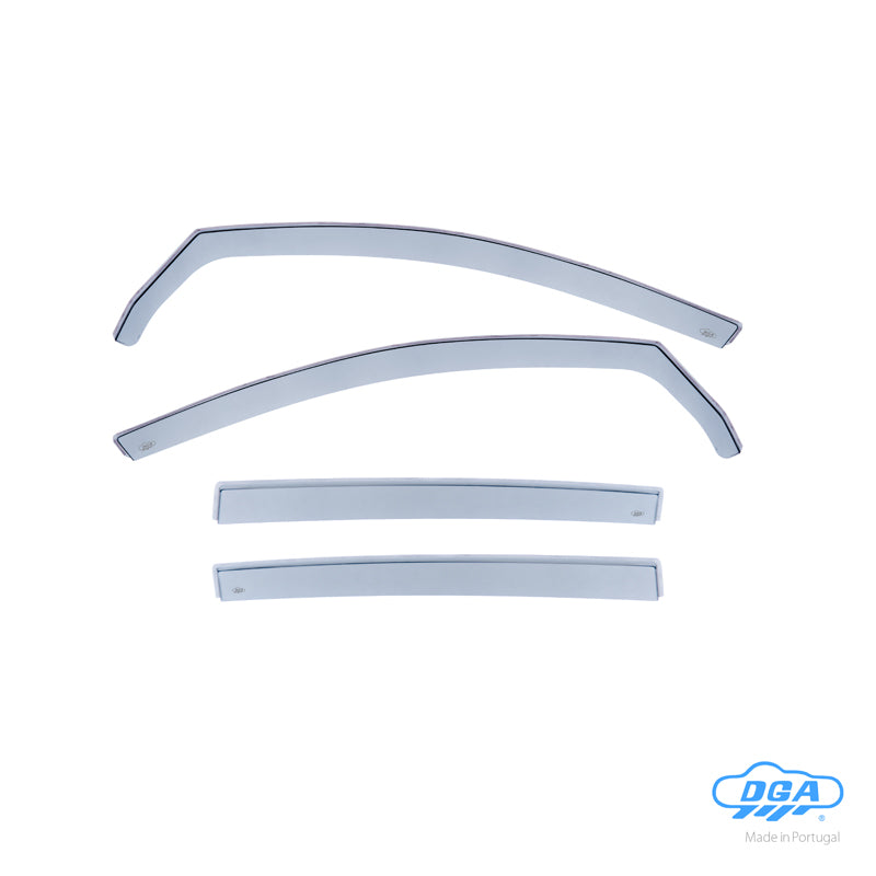 DGA Wind Deflectors Set suitable for Volkswagen Golf VI HB 5-doors 2008-2012 (4-pieces)