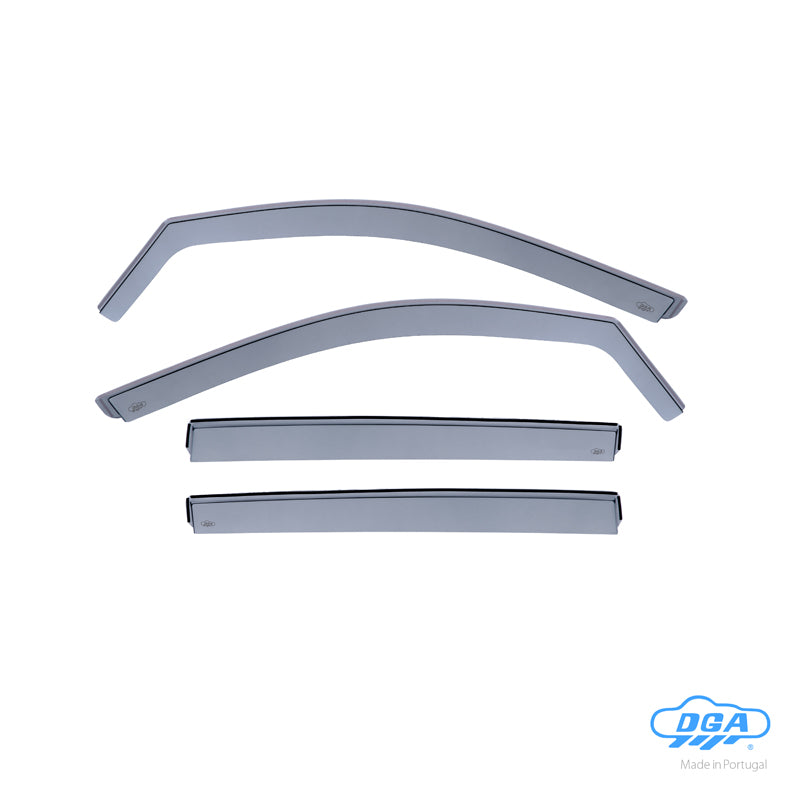 DGA Wind Deflectors Set suitable for Volkswagen T-Cross 2019- (4-pieces)