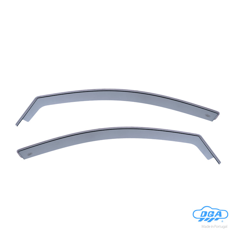 DGA Wind Deflectors suitable for Volvo V70 III (BW) & XC70 II 2007-2016 (2-pieces)