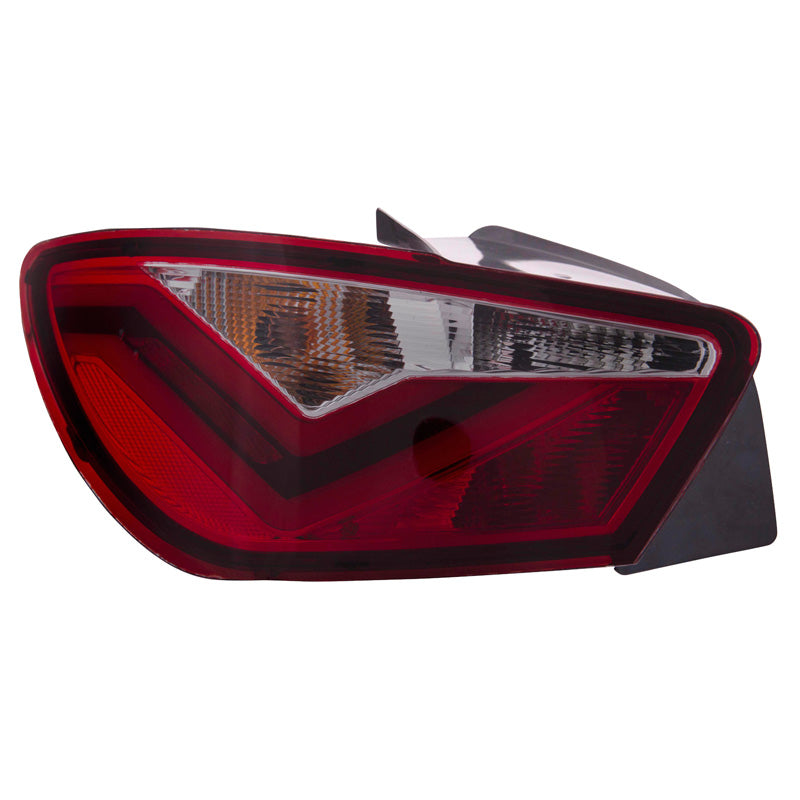 AutoStyle, LED baglygter, passer til Seat Ibiza 6J SC 3-døre 2008- - Red/Smoke