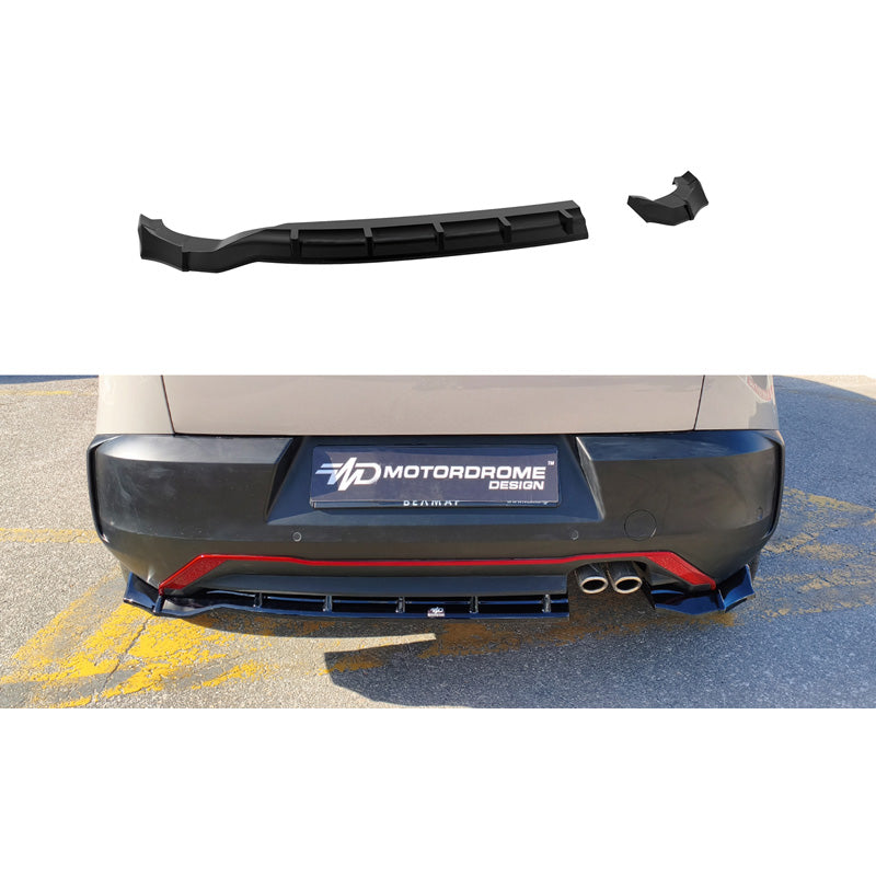 Motordrome Rear bumper skirt suitable for Alfa Romeo Junior 2024- (ABS Glossy Black)
