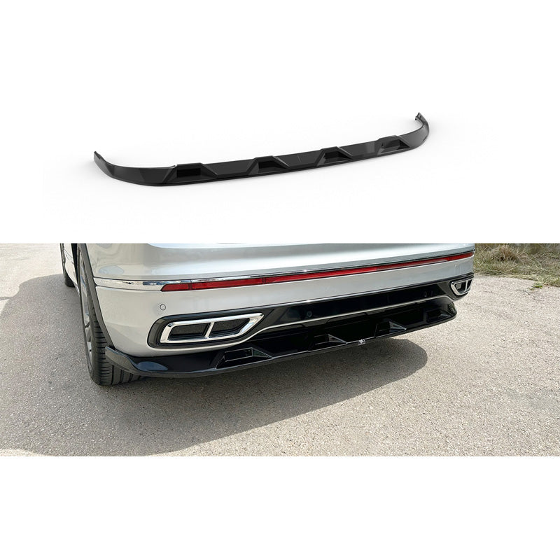 Motordrome, Bagkofanger Skirt (Diffuser) - Glans Sort - Passer til VW Tiguan II R/R-Line 2020-2024