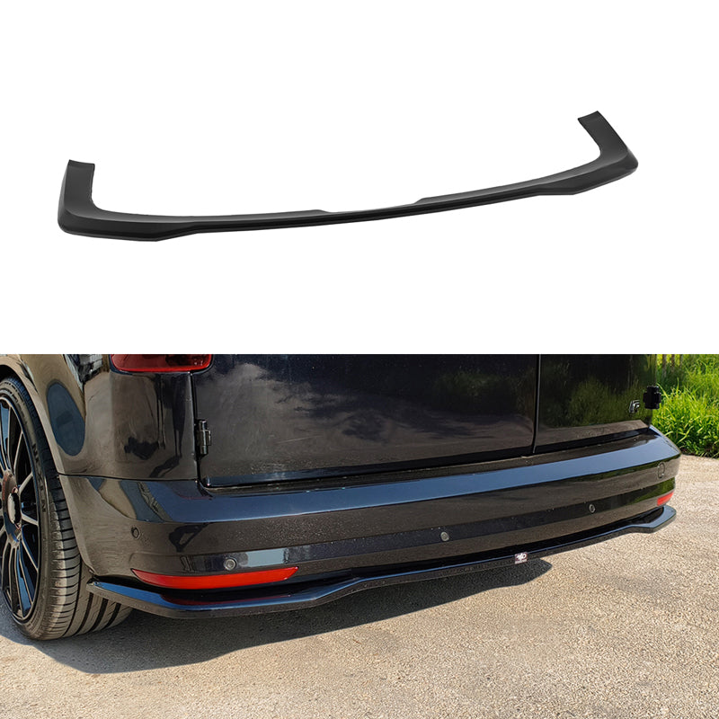 Motordrome Rear bumper skirt (Diffuser) suitable for Volkswagen Caddy 2015-2020 (ABS)