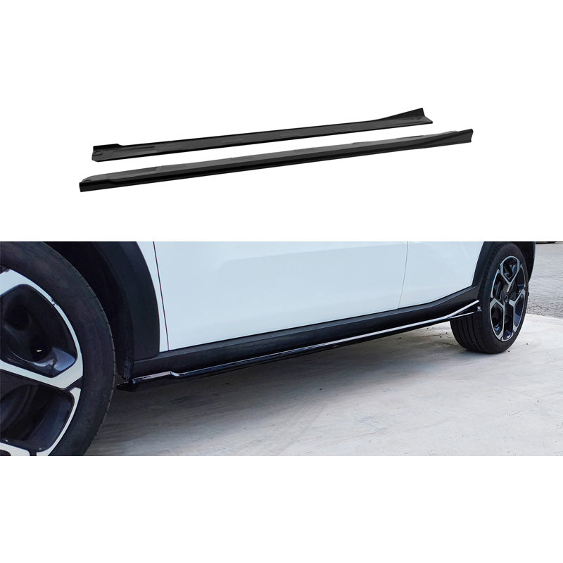 Motordrome Set side skirts suitable for Citroën C3 IV 2024- (ABS Glossy black)