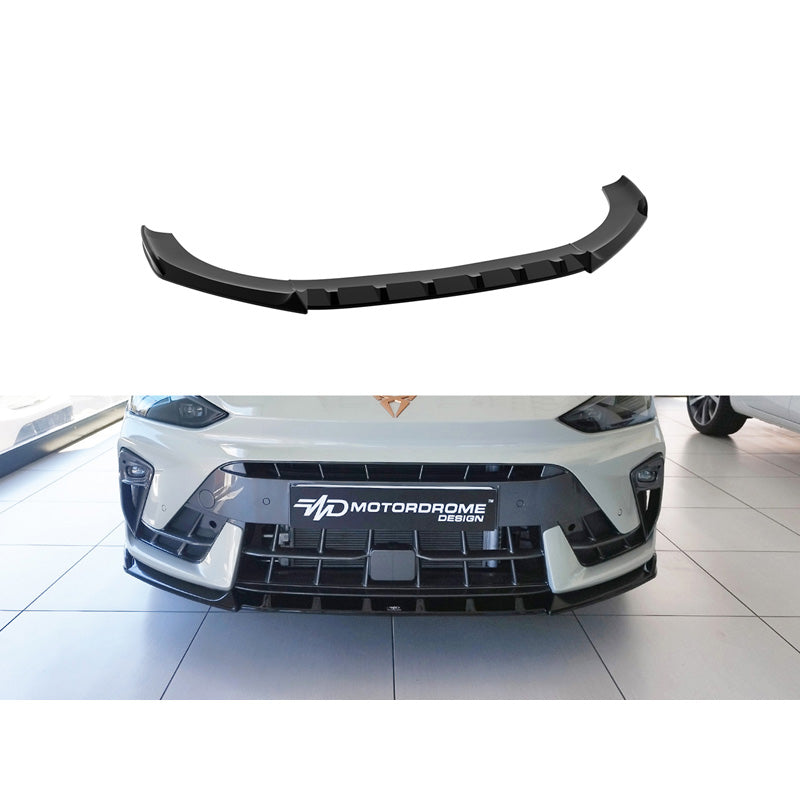 Motordrome Front spoiler suitable for Cupra Leon Mk1 Facelift 2024- (ABS)