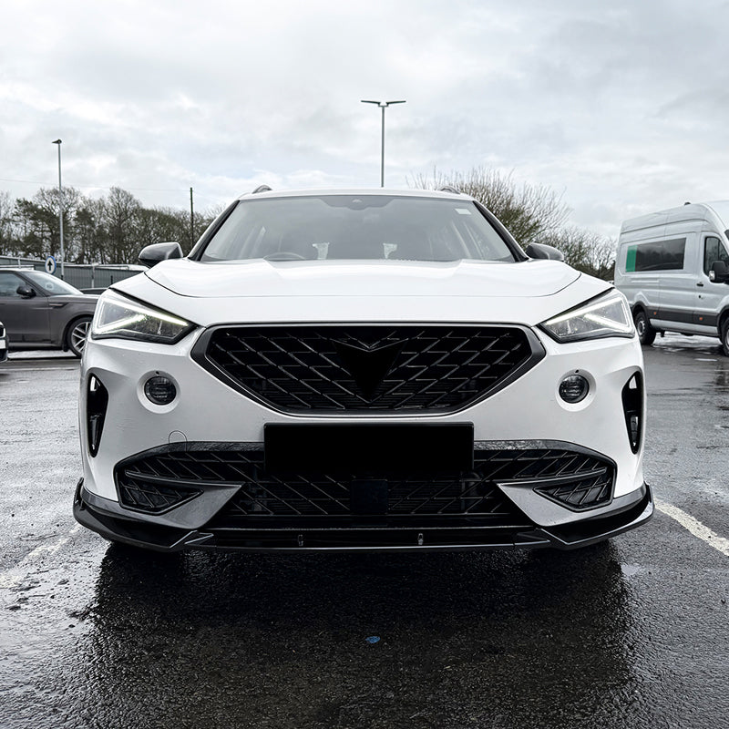 AutoStyle, Frontspoiler, Blank sort ABS, passer til Cupra Formentor (2020-2024)
