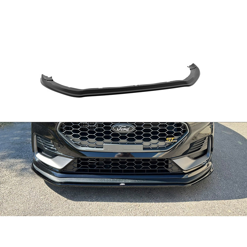 Motordrome Front spoiler suitable for Ford Fiësta ST VIII Facelift 2021- (ABS Gloss black)