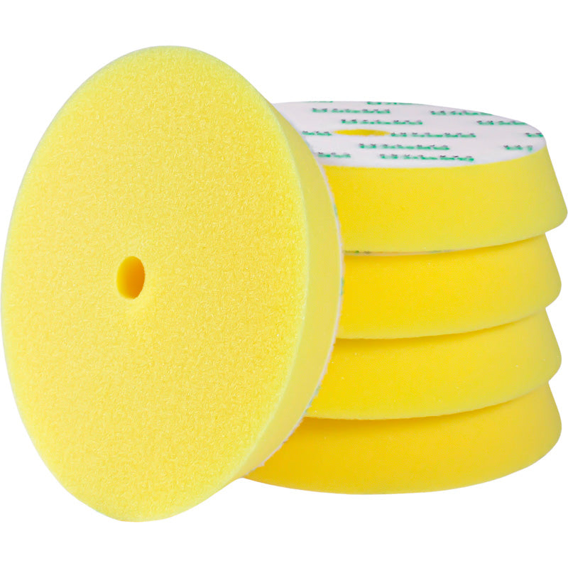 Gecko Hard Cutting Pad (Geel) 80mm – 5 pcs – 75mm backing plate