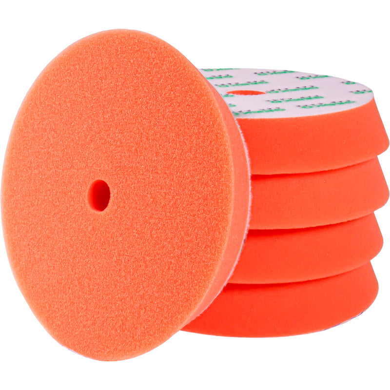 Gecko Medium Polishing Pad (Oranje) 80mm – 5 pcs – 75mm backing plate
