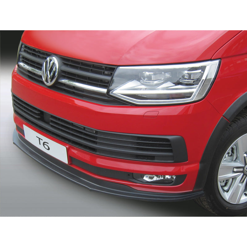 RGM, Front spoiler lip, passer til Volkswagen Transporter T6 2015-2020 Black