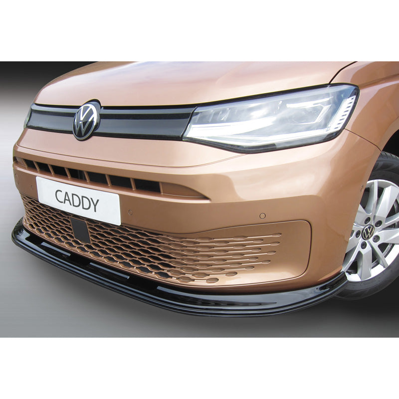 RGM, Front spoiler lip, passer til Volkswagen Caddy V Box/MPV 2020- Black