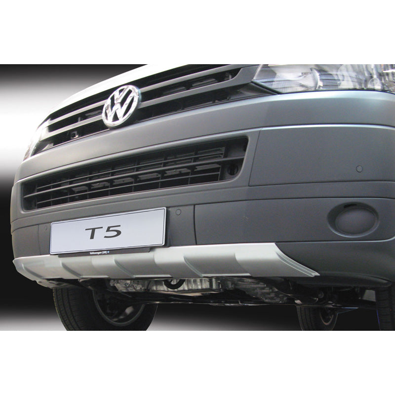 RGM, Front spoiler 'Skid-Plate', passer til Volkswagen Transporter T5 Facelift 2010-2015 - Silver (ABS)