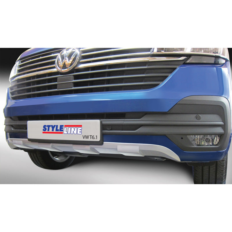 RGM, Front spoiler 'Skid-Plate', passer til Volkswagen Transporter T6.1 2020- Silver (ABS)