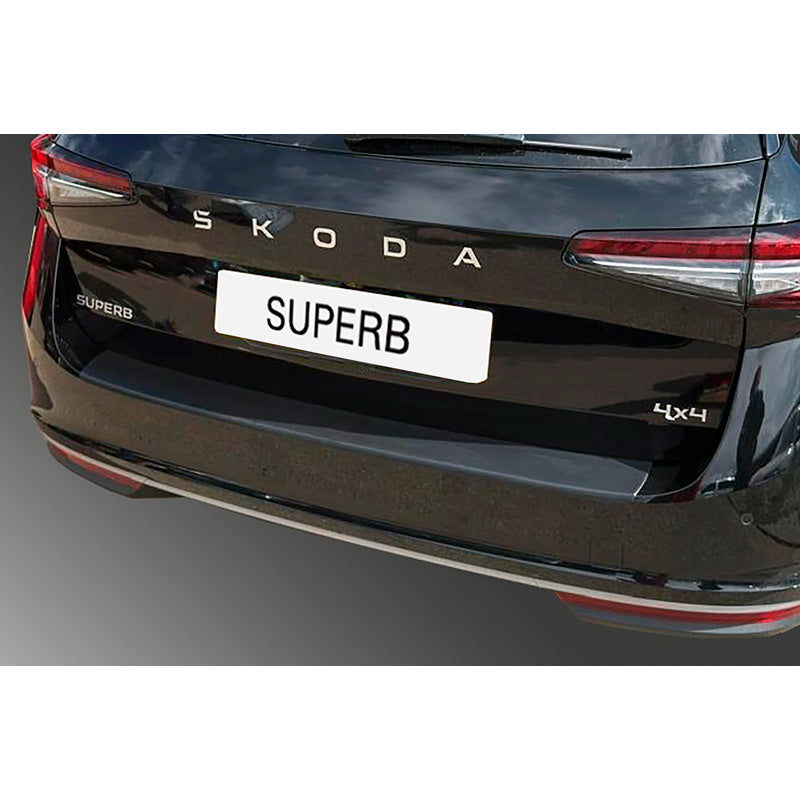 RGM ABS Rear bumper protector suitable for Skoda Superb IV Kombi 2024- Black