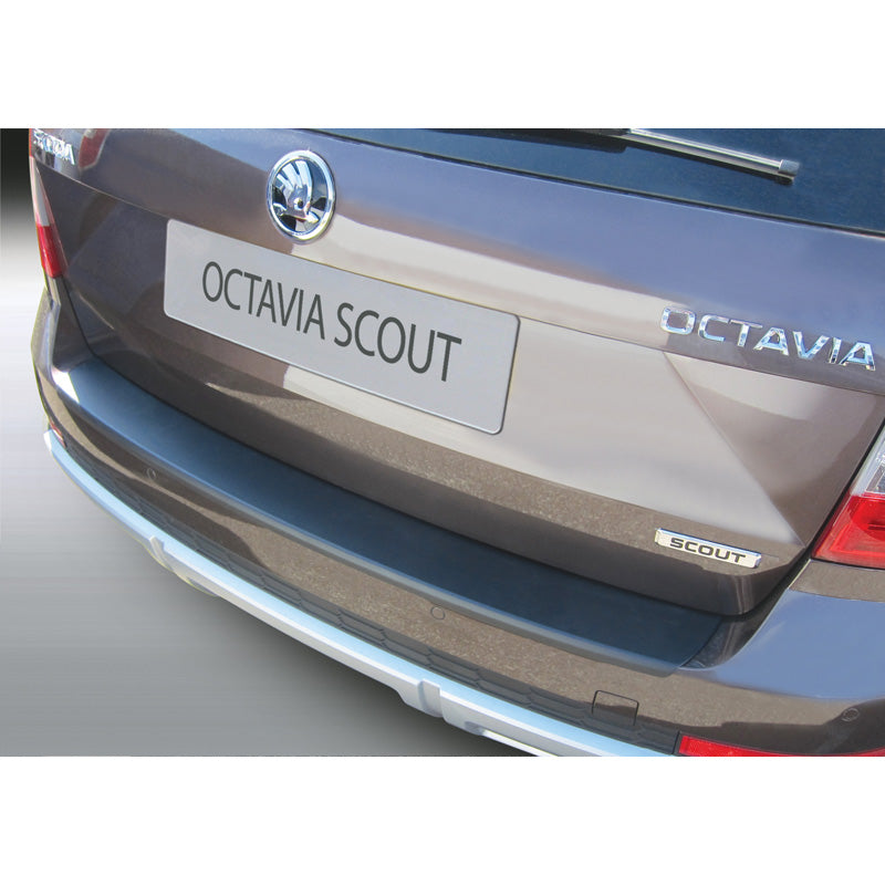 RGM, Bagkofangerbeskytter, ABS plastik, passer til Skoda Octavia Scout Kombi 6/2013-4/2017 Black