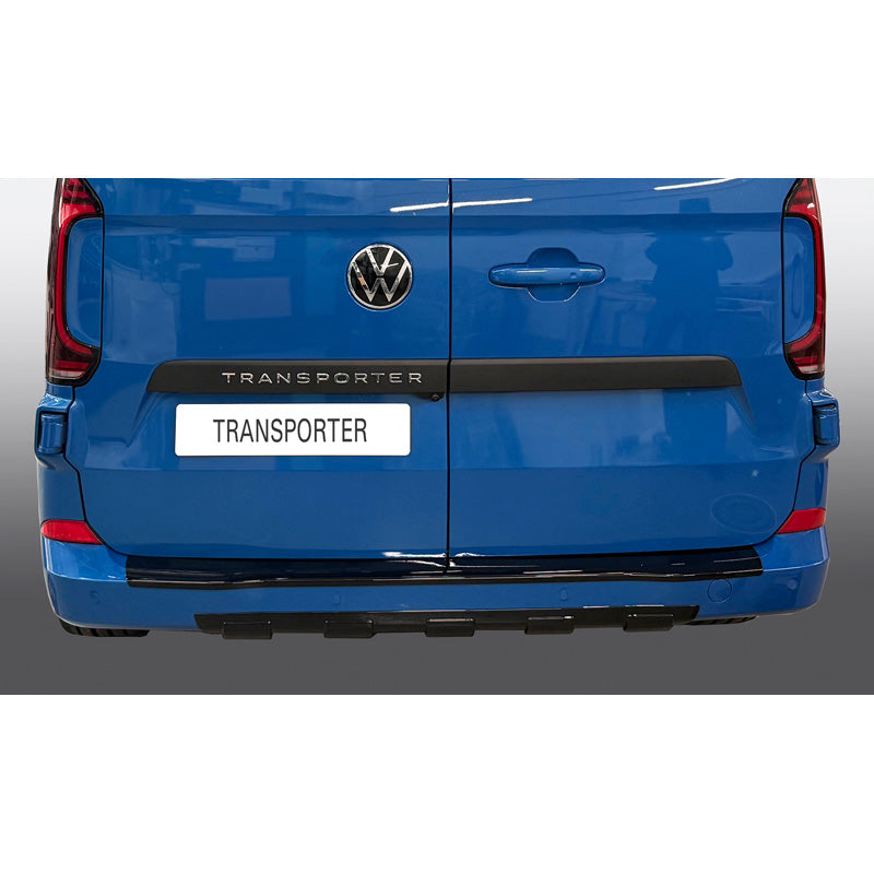 RGM Rear bumper skirt 'Skid-Plate' suitable for Ford Transit Custom / Tourneo Custom (V710) 2023- & Volkswagen Transporter T7 2024- (ABS Gloss Black)
