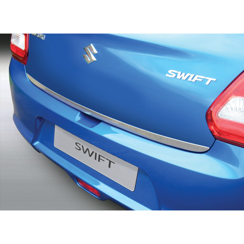 RGM, rustfritstål trunk strap list, passer til Suzuki Swift IV 5-doors incl. Sport 5/2017-