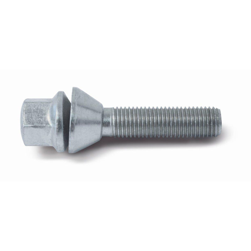 H&R, Wheel bolt Taper-Head with movable cone M12x1.50 - længde 36mm (e.g., passer til Renault, Saab)