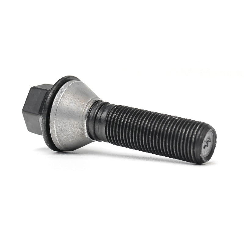 H&R, Wheel bolt Taper-Head with movable cone M14x1.25 - længde 39mm - Black (e.g., passer til BMW)
