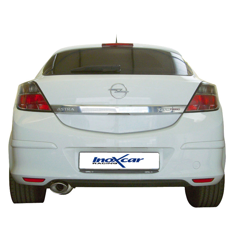 InoXcar, Sportsudstødning, passer til Opel Astra H GTC 1.6T (180HP) 2007- 120x80mm